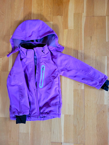 Mädchen skijacke 104 lila - skijacke,